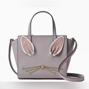 🐰 Kate Spade “Hop To It” Bunny Face Mini Satchel Crossbody Bag 🐰
